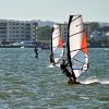 Windsurfers at Sandbanks UK